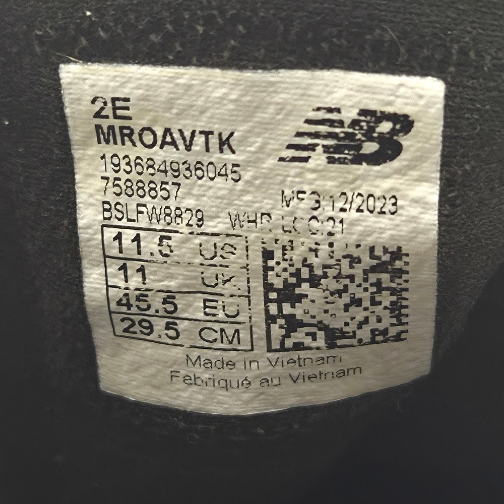 New Balance Fresh Foam Roav Mens Running Shoes Black Grey MROAVTK Size 11 - Picture 10 of 11